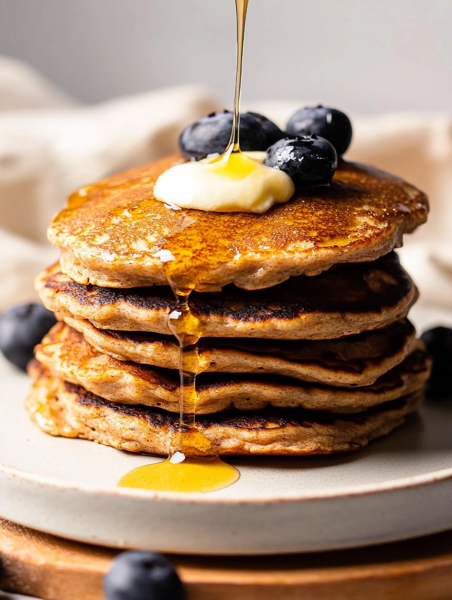 Super easy whole wheat pancakes