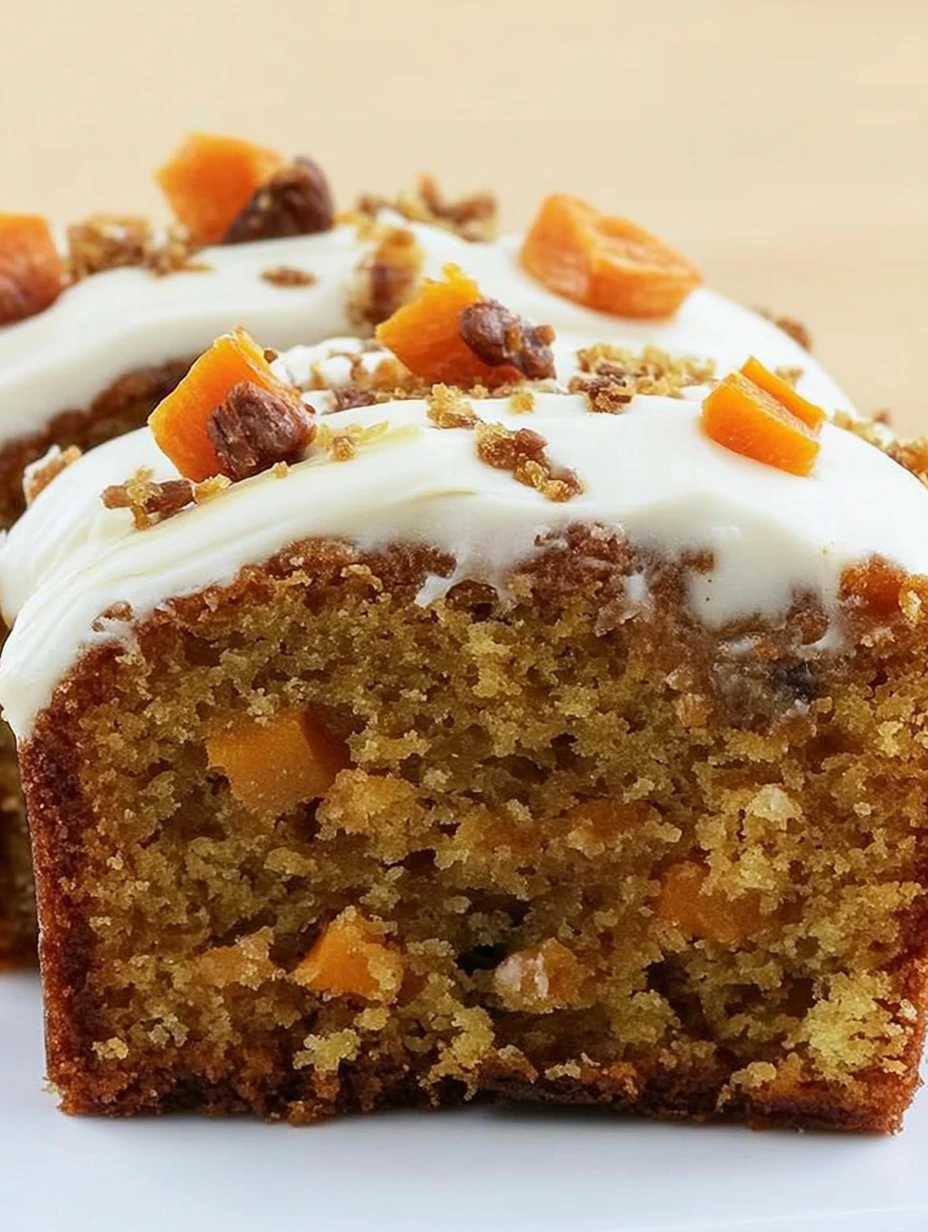 A slice of carrot cake