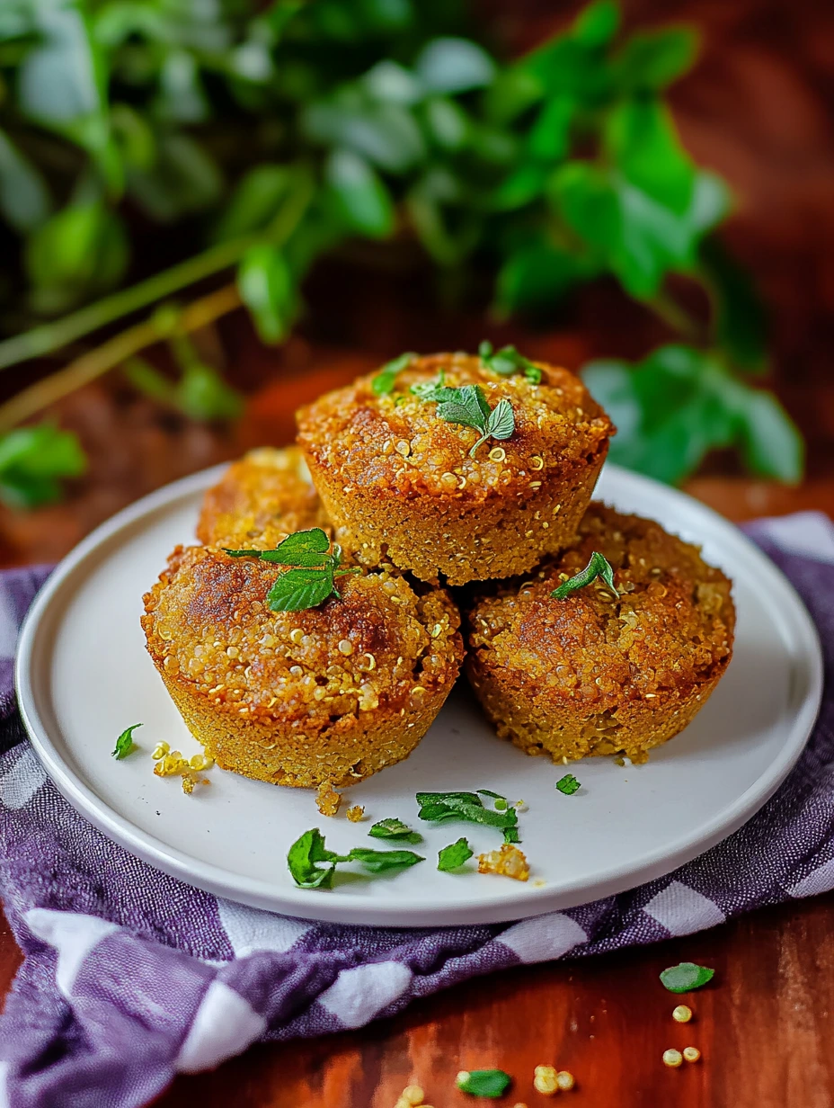 Homemade quinoa and cauliflower muffin