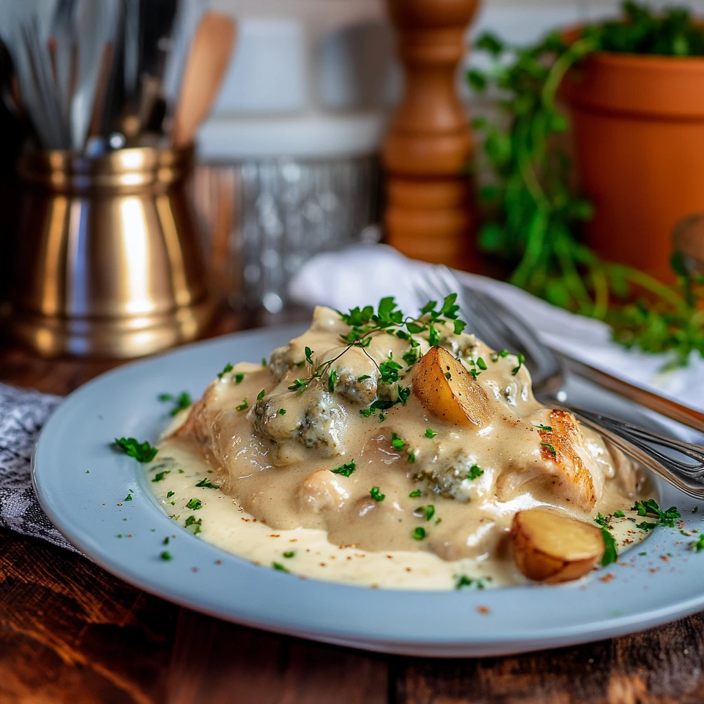 Creamy Blue Cheese Chicken