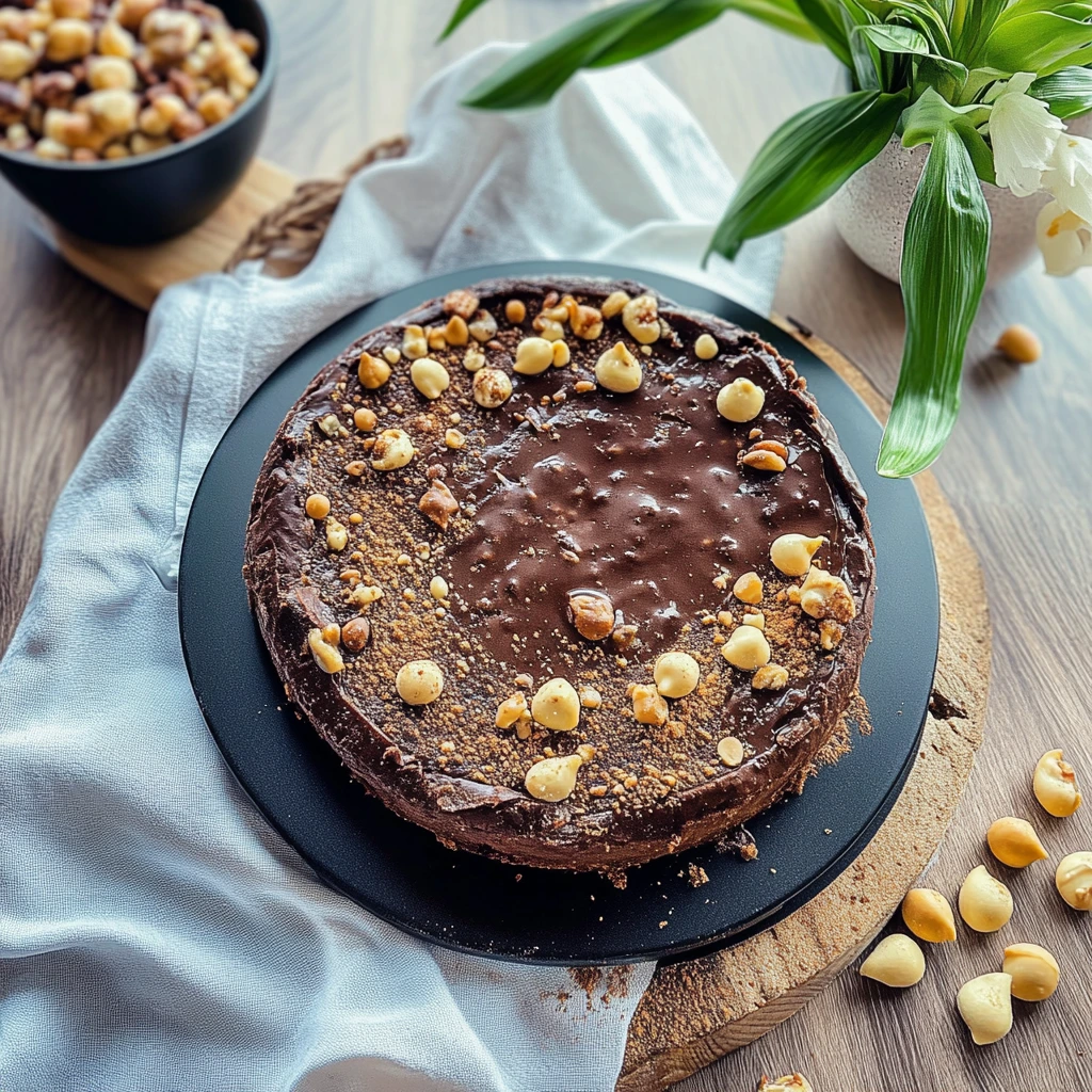 Chocolate and hazelnut dessert