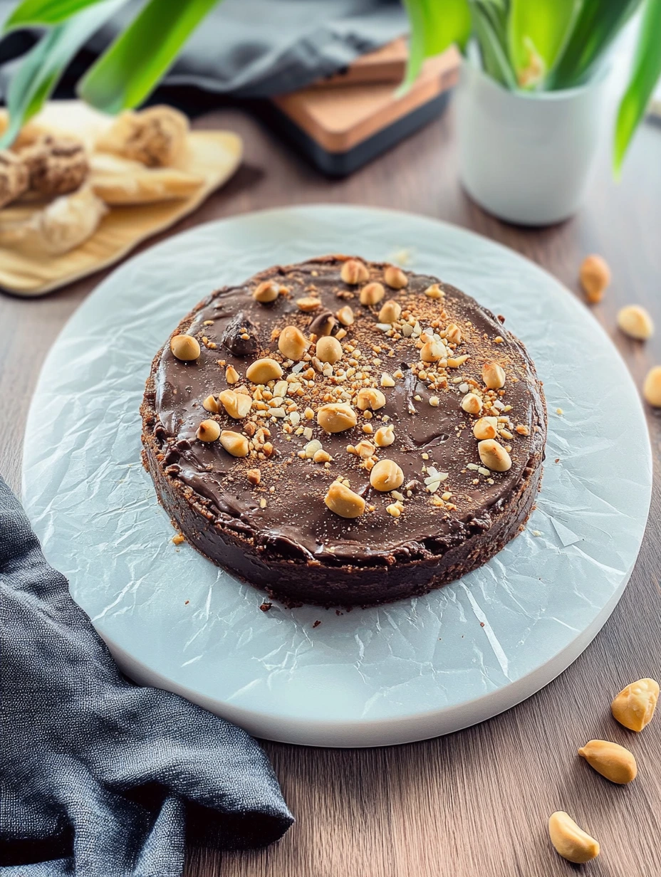 Chocolate and hazelnut cake, quick recipe