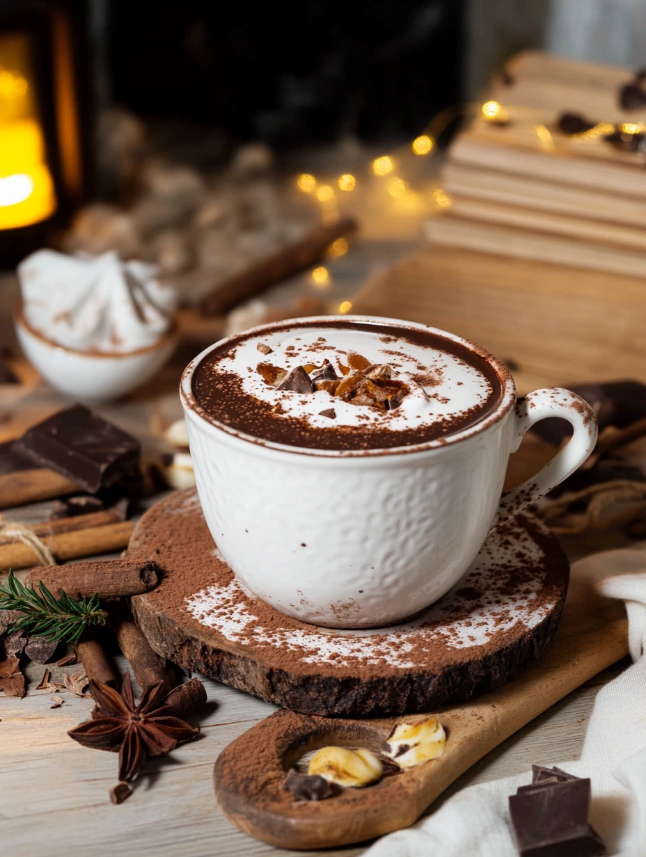 Homemade hot chocolate, original recipe