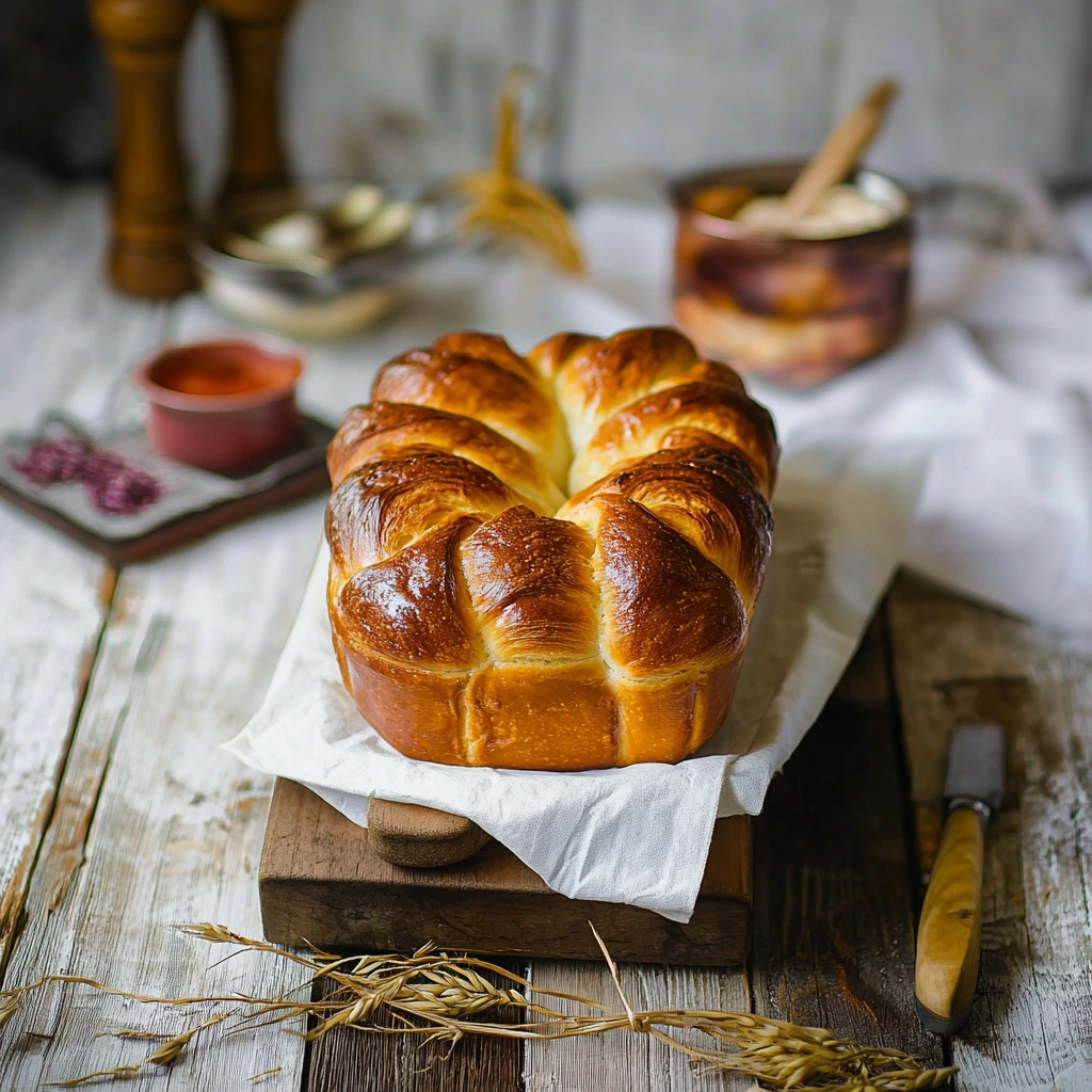 Buttery homemade brioche