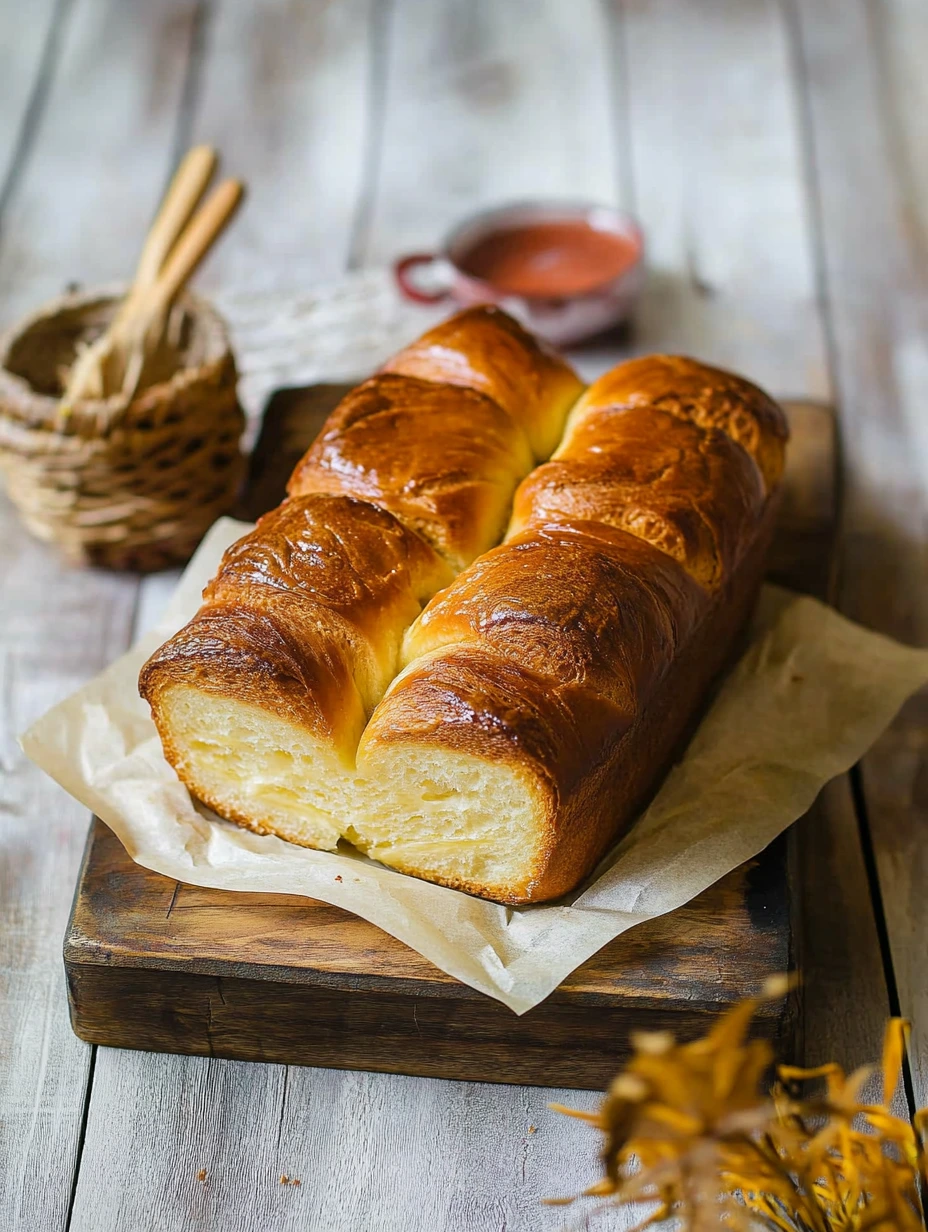 Homemade butter brioche