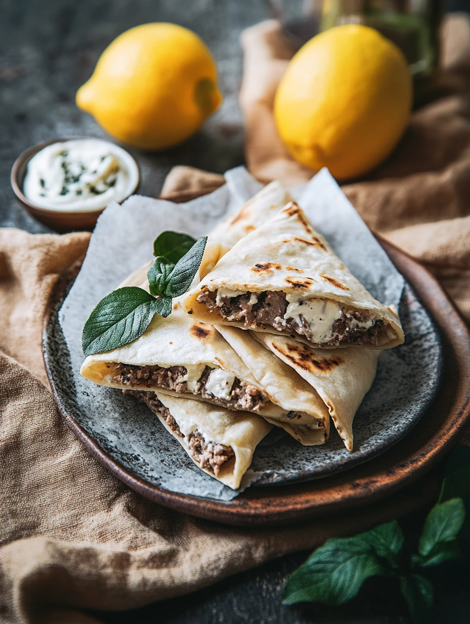 Ground beef and Boursin tacos, family favorites