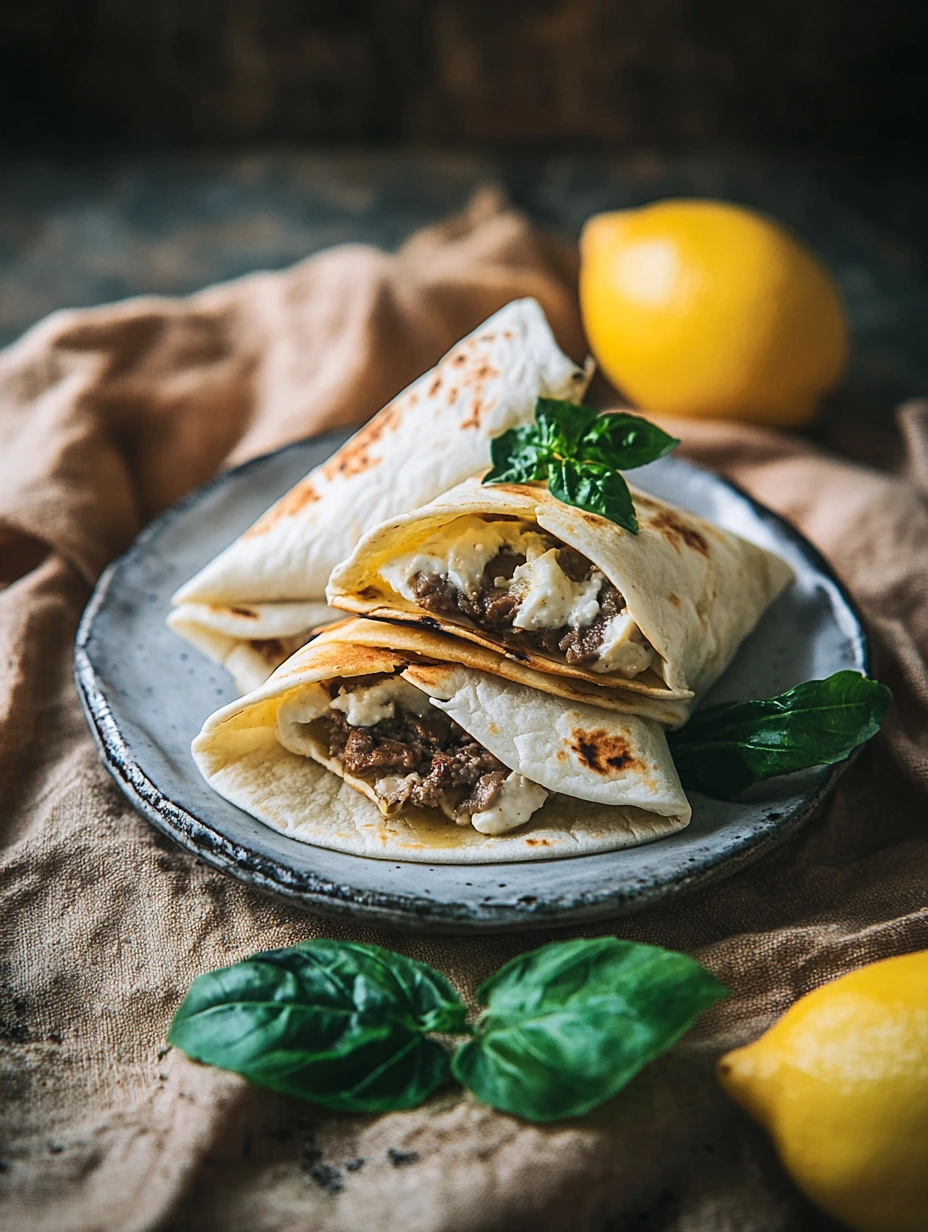 Quick ground beef and Boursin tacos