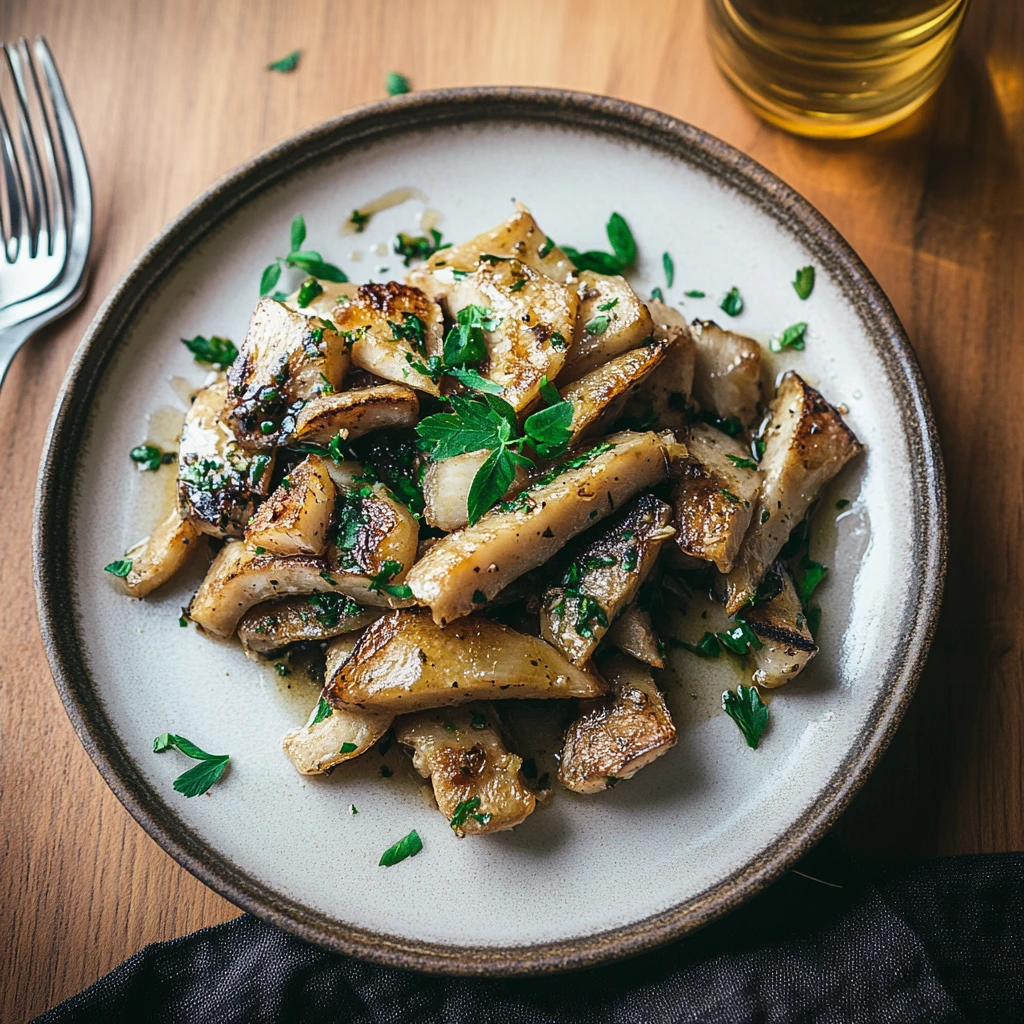 Easy Sauteed Oyster Mushrooms