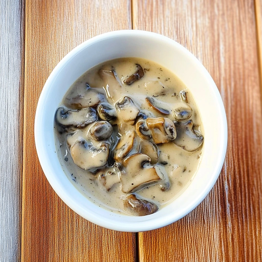 Creamy Parisian Mushroom Sauce
