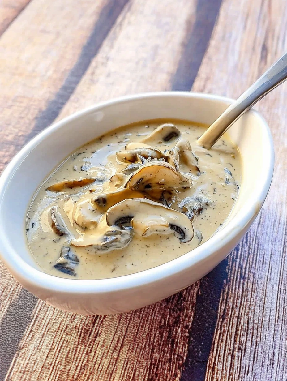 Button mushroom sauce, perfect pairing