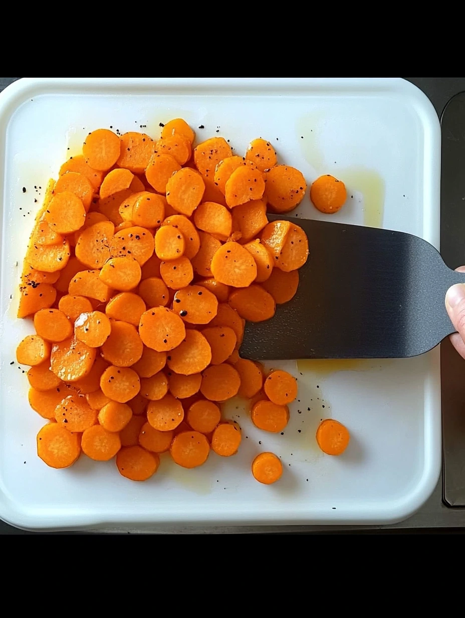 Carrot flans preparation