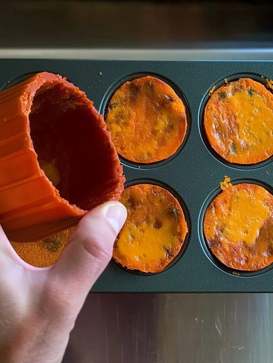 Carrot flans, ready for oven