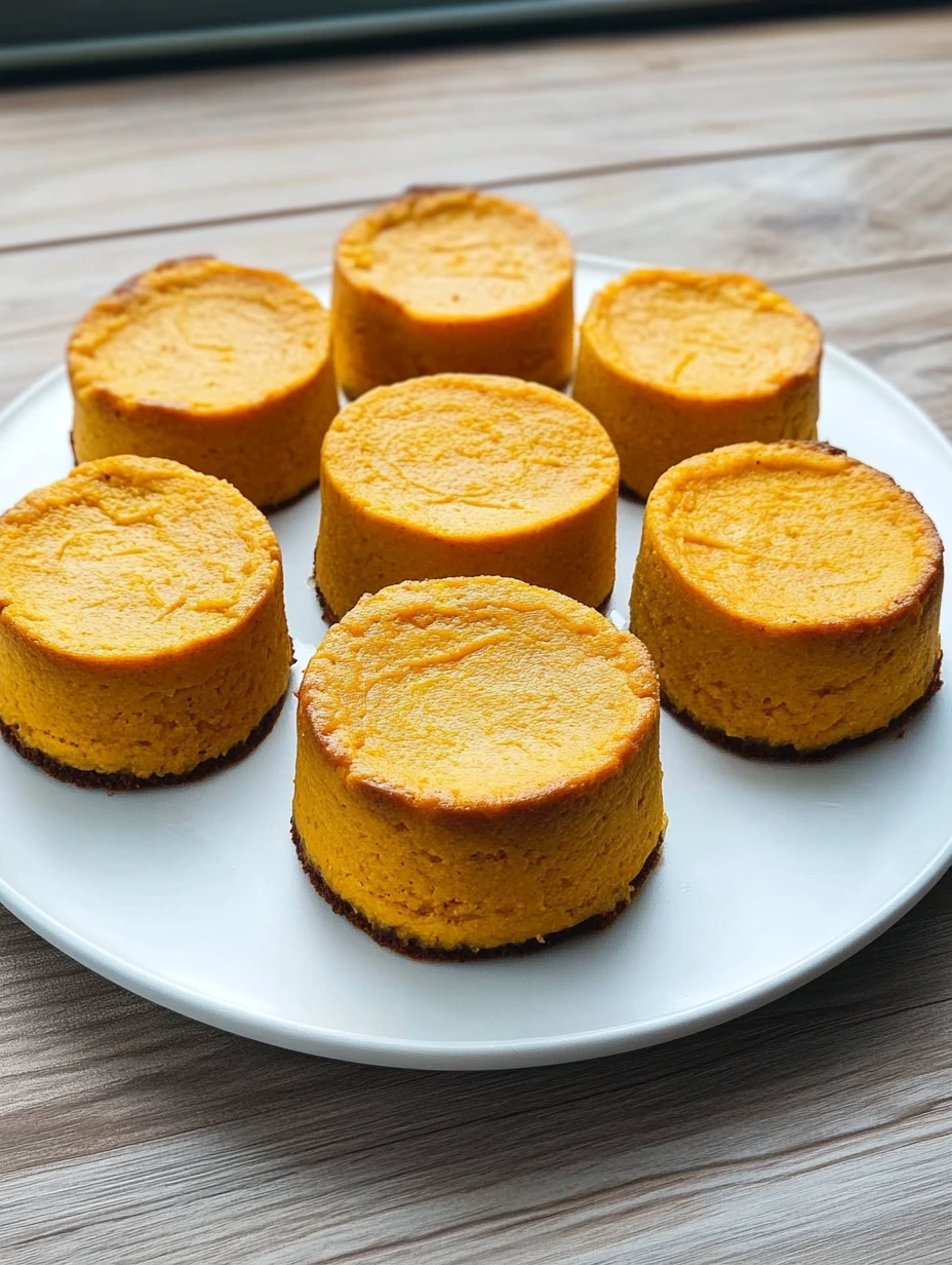 Carrot flans, perfect side dish