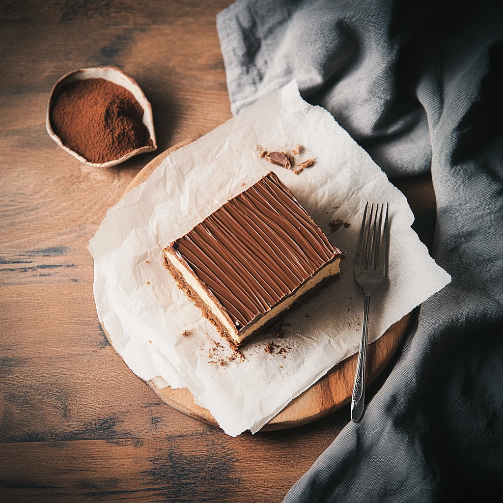 Chocolate biscuit coffee cake