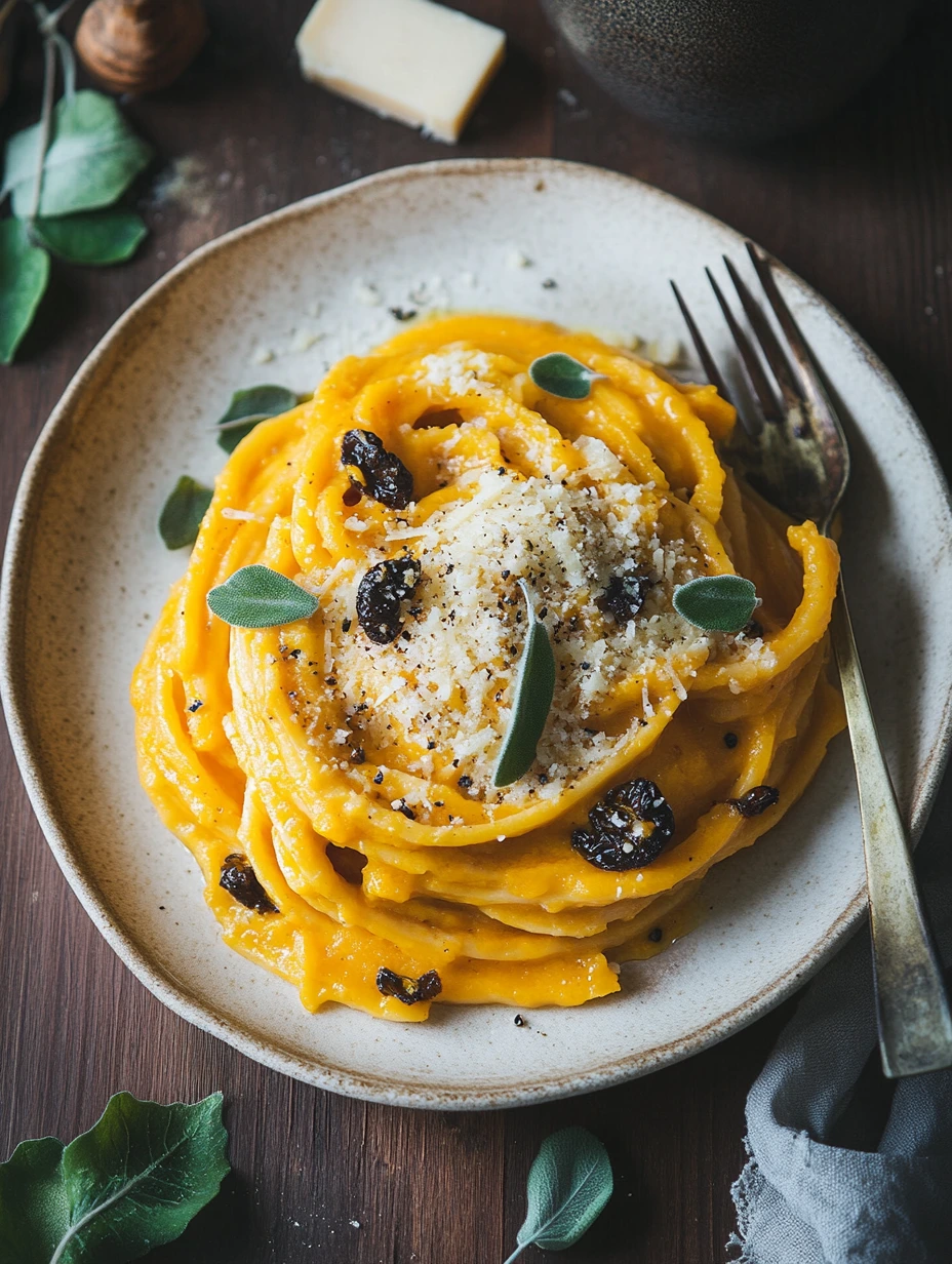 Tasty Butternut and Pecorino Creamy Pasta