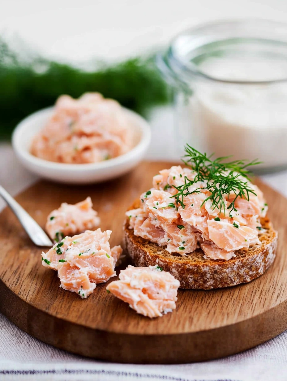 Quick smoked salmon spread