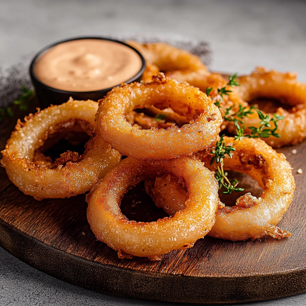 Baked onion rings