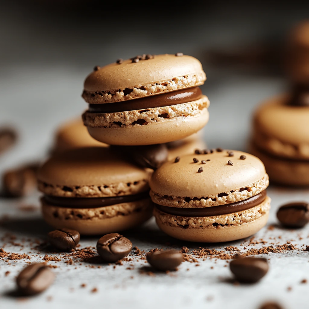 Mocha Macarons