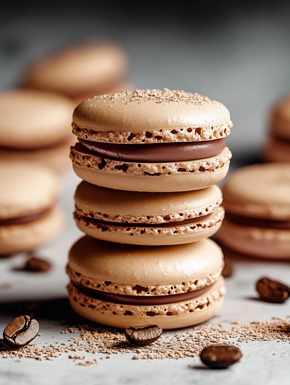 Mocha Macarons