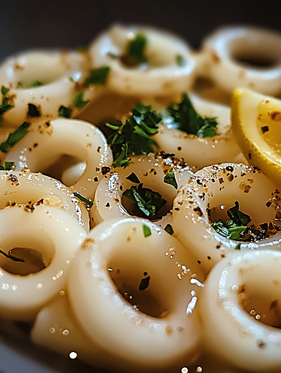 Sautéed Squid with Parsley, quick dish