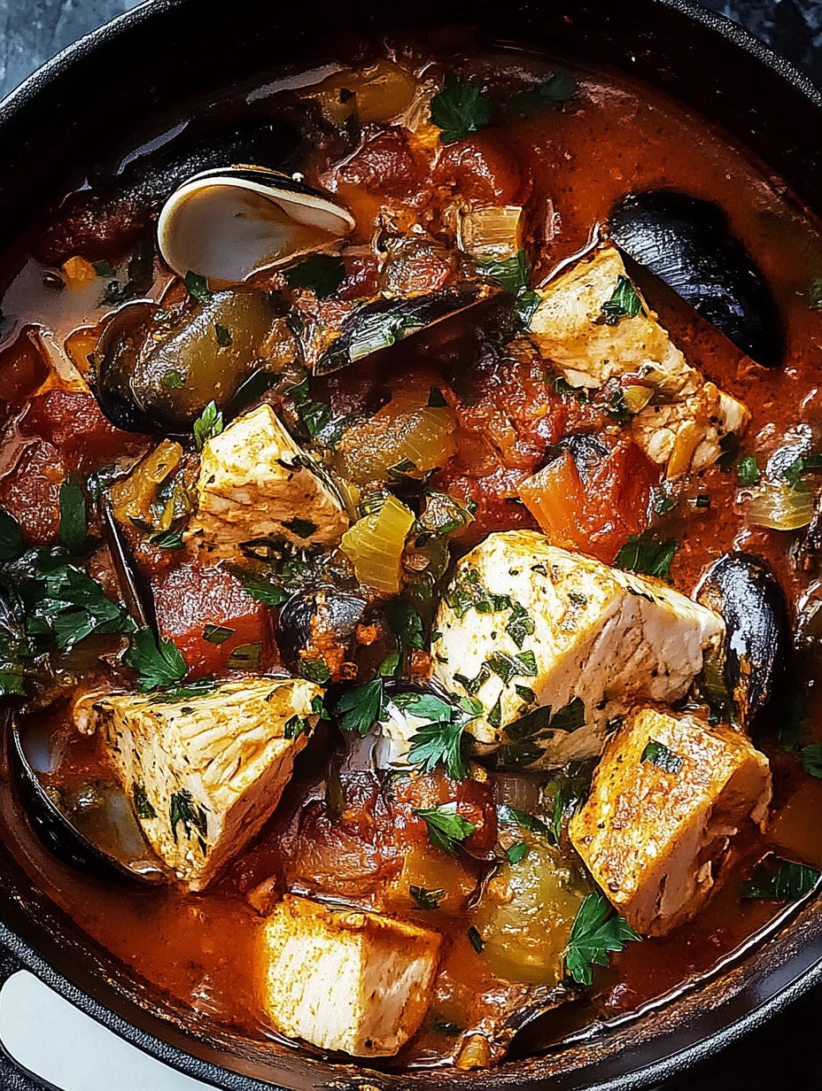 Homemade bouillabaisse