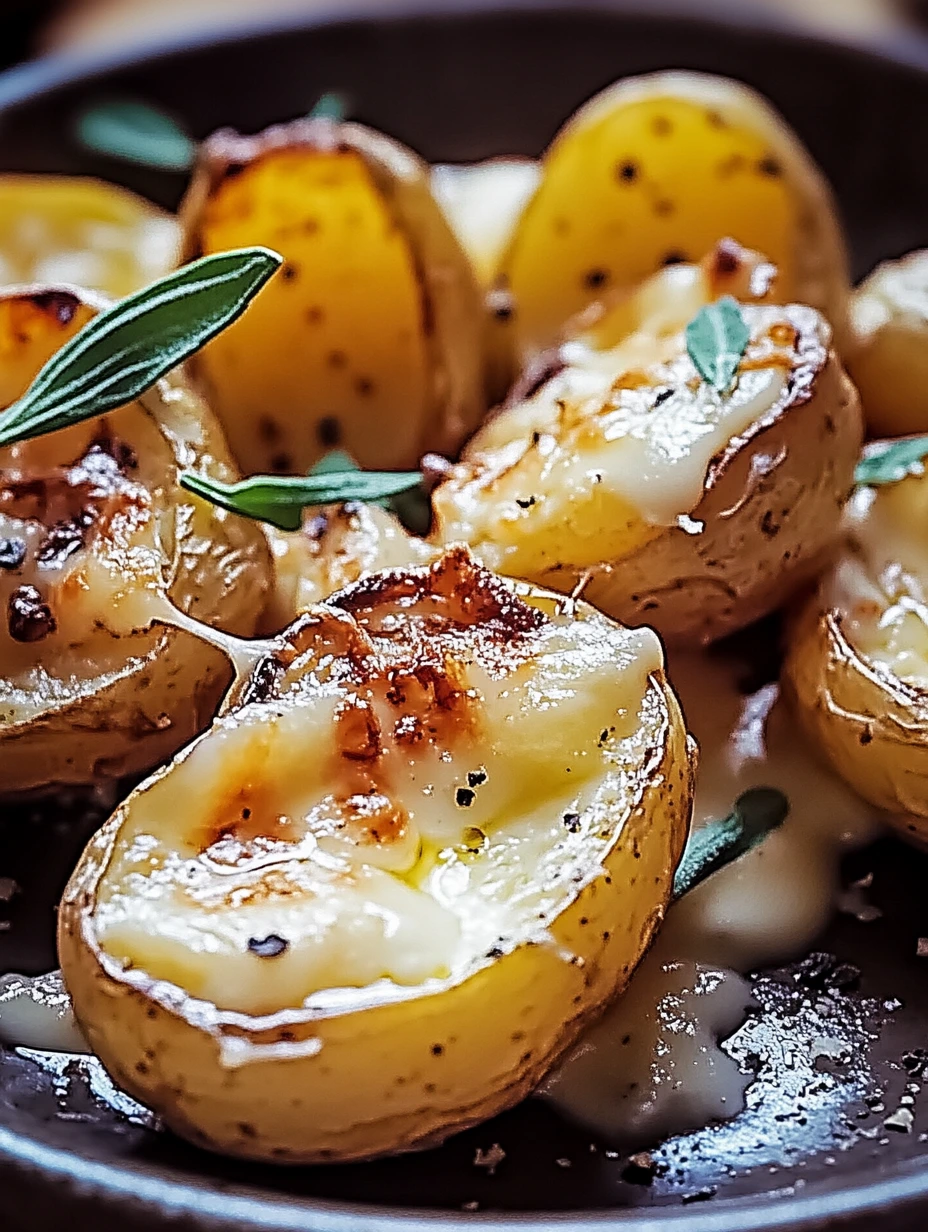 Quick Brie potatoes