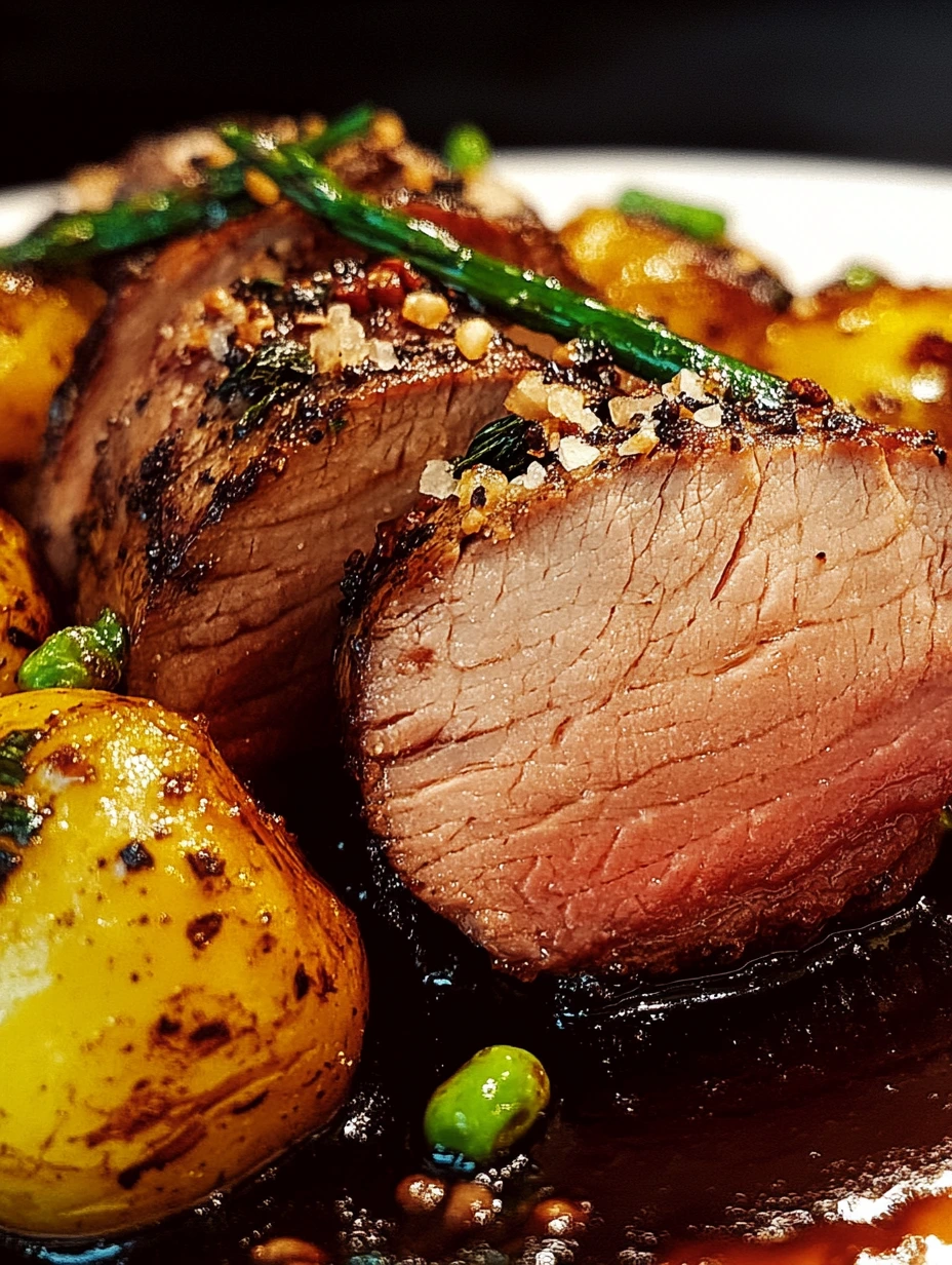 Mouthwatering roasted beef tenderloin