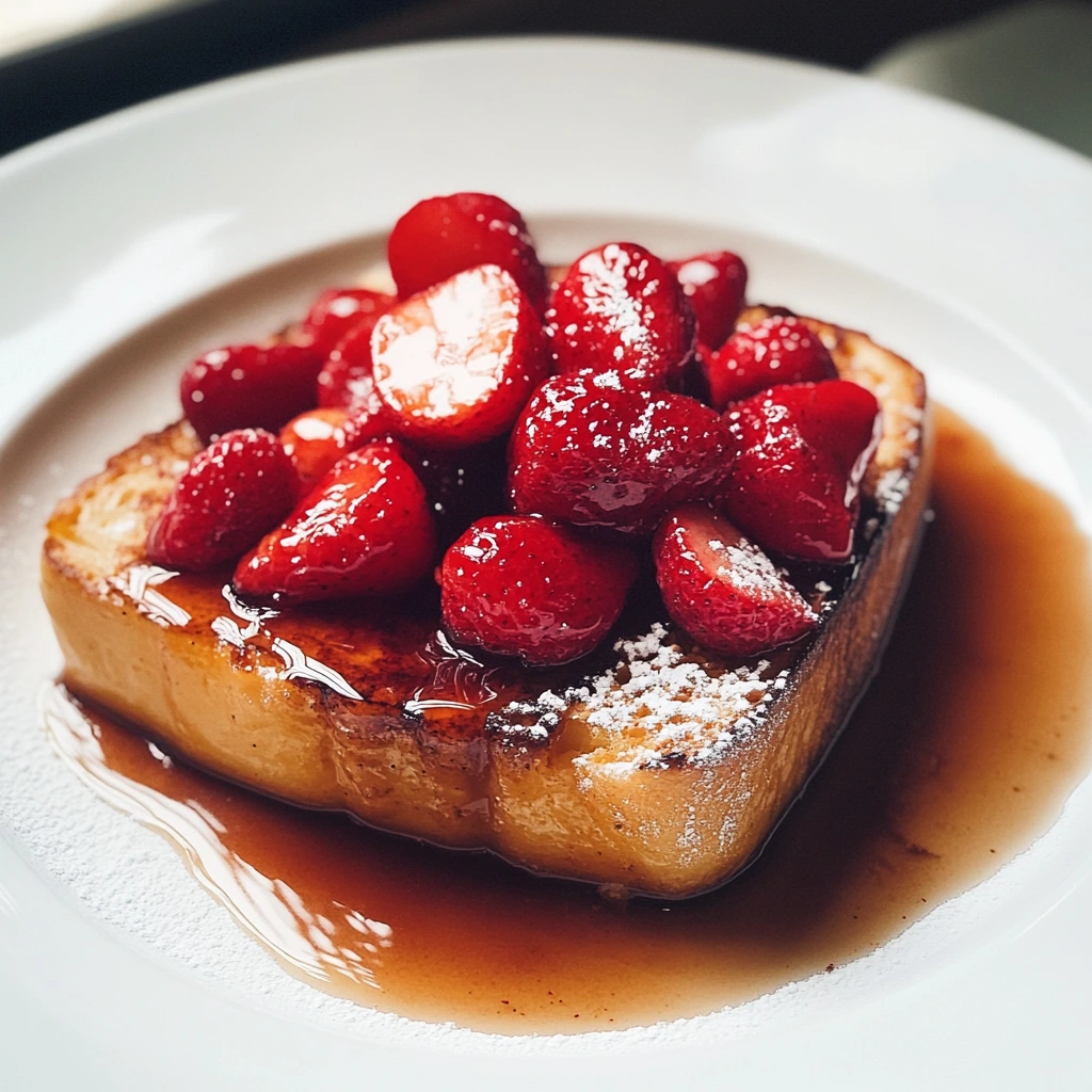 Balsamic Strawberry Toast