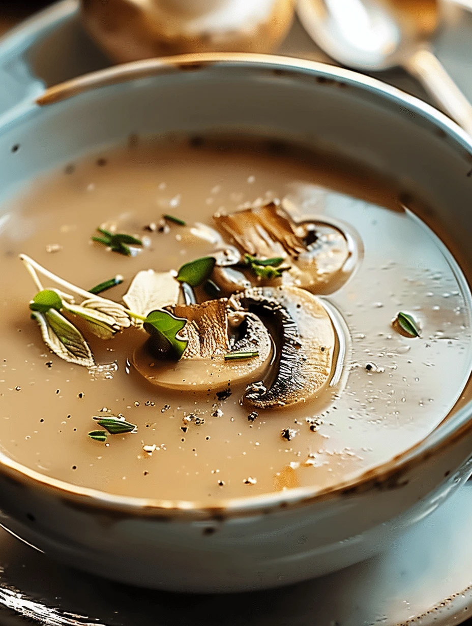 Homemade Mushroom Soup