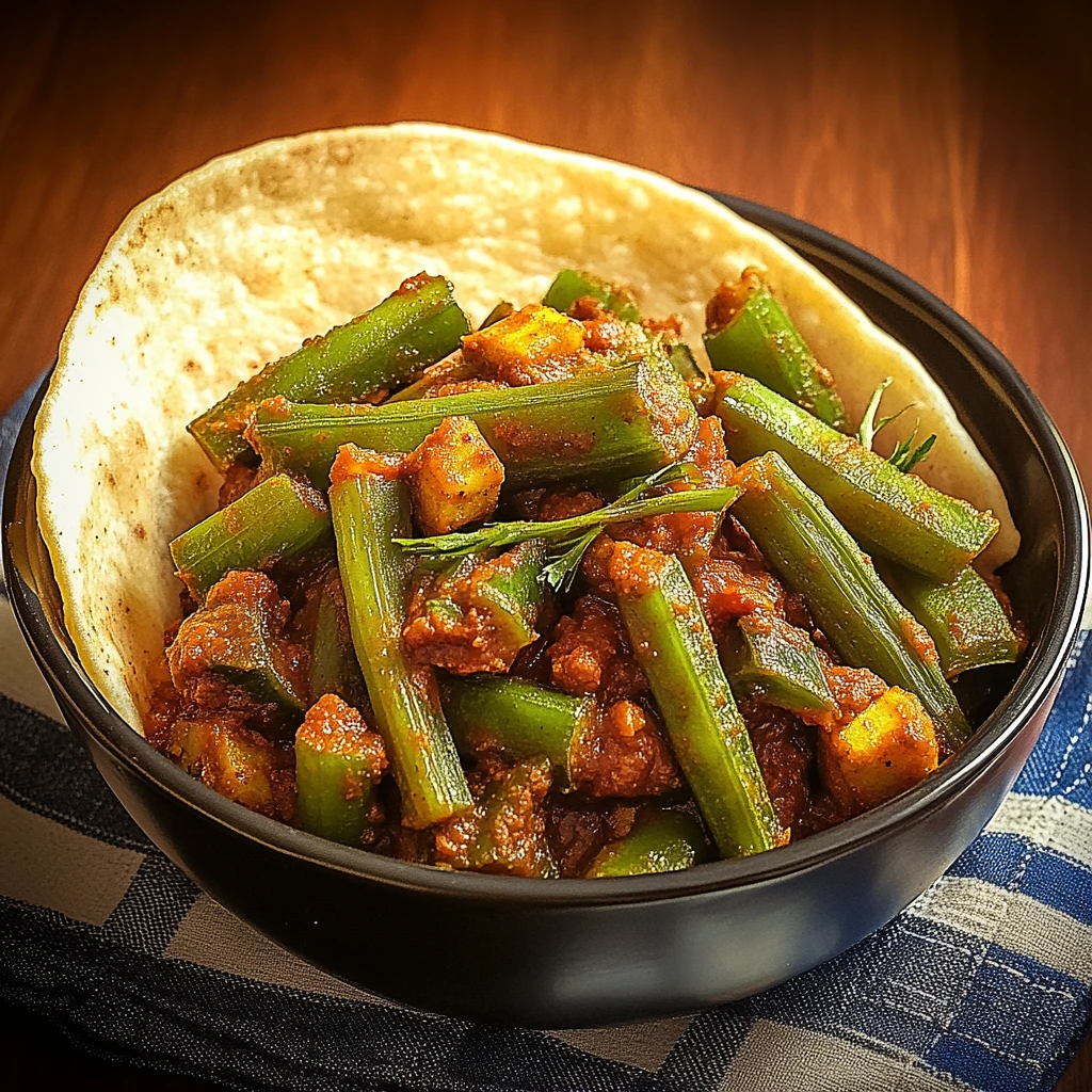 Spicy Okra Indian Dish