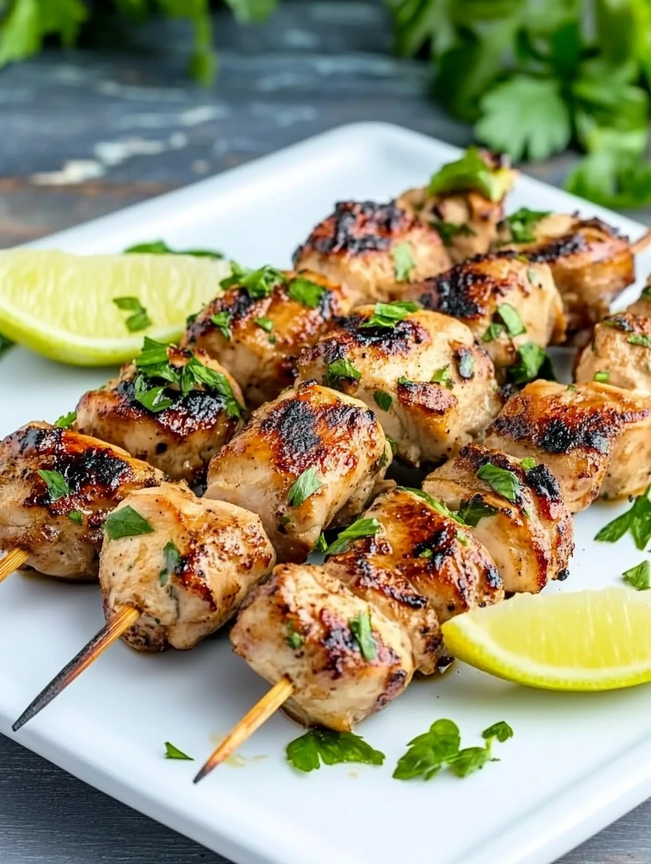 Chicken skewers