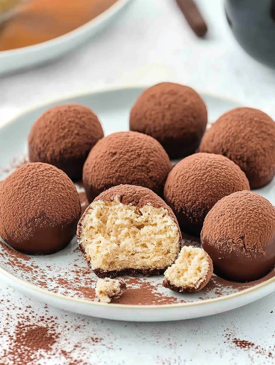 Easy tiramisu truffles