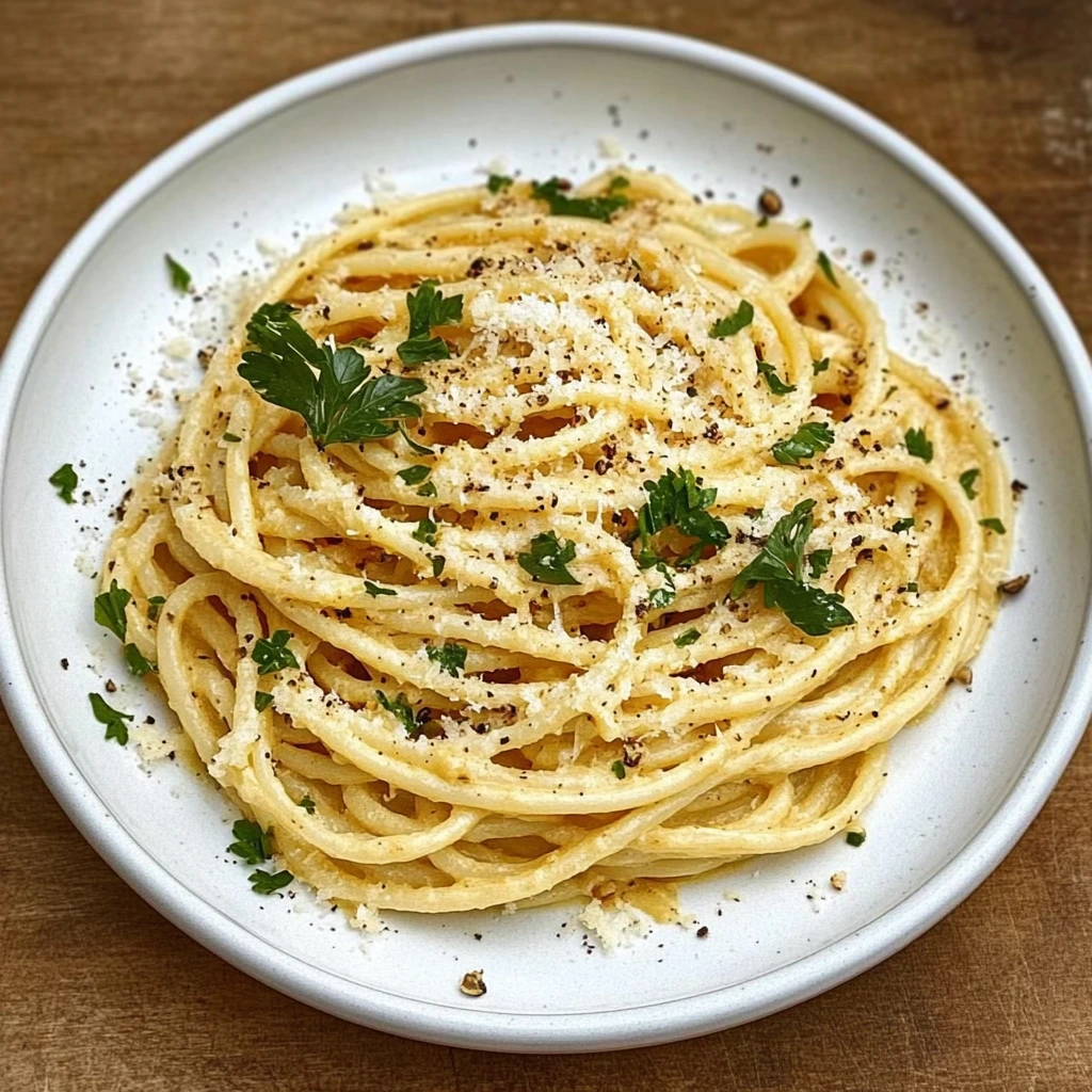 Garlic and parmesan pasta