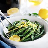 Crunchy green beans with lemon dressing