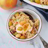 Apricot almond crumble