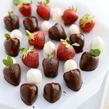 Easy and quick chocolate strawberries