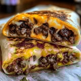Cheesy Beef Wrap
