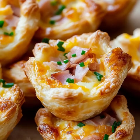 Savory ham and cheese muffins – quick idea